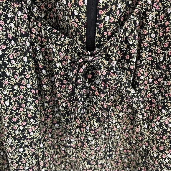 Thyme Maternity, Floral Print Halter Top Maternity Dress,Size S - Picture 8 of 9